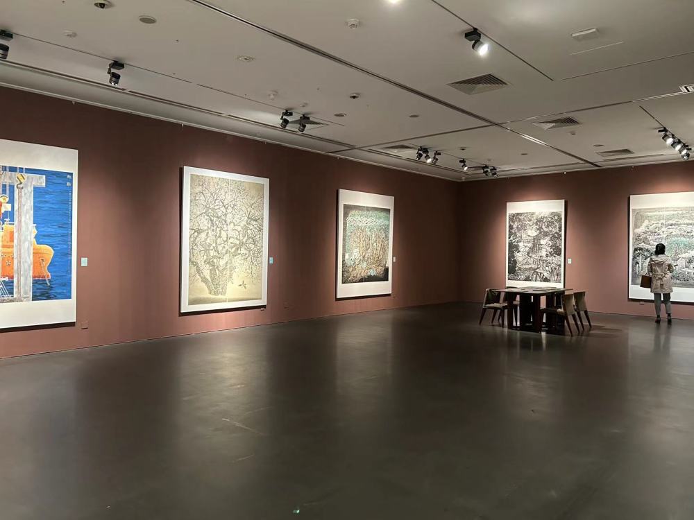 [组图]岭南水乡画派50年，58件作品“溢彩流光写风情” 第 1 张