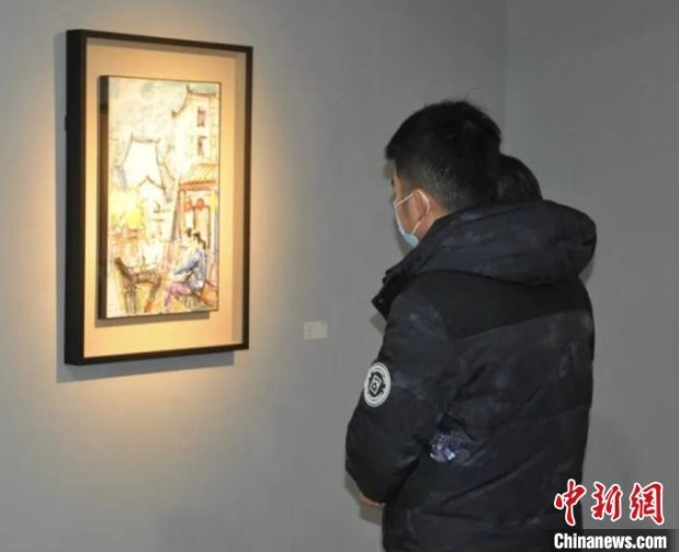 “纸本油画展”沪上开幕 探索新型油画材料更多可能性 第 1 张